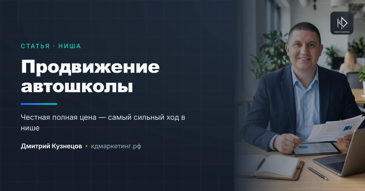 Продвижение автошколы: сезонный набор и решение родителей