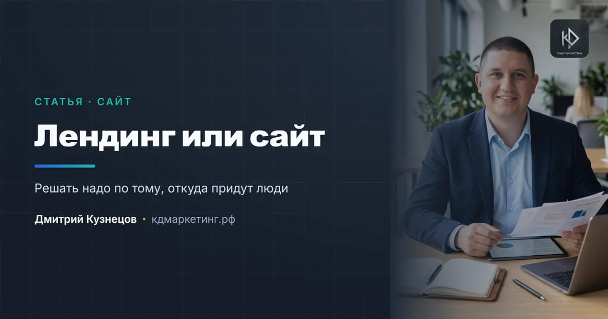 Лендинг или многостраничный сайт: что выбрать