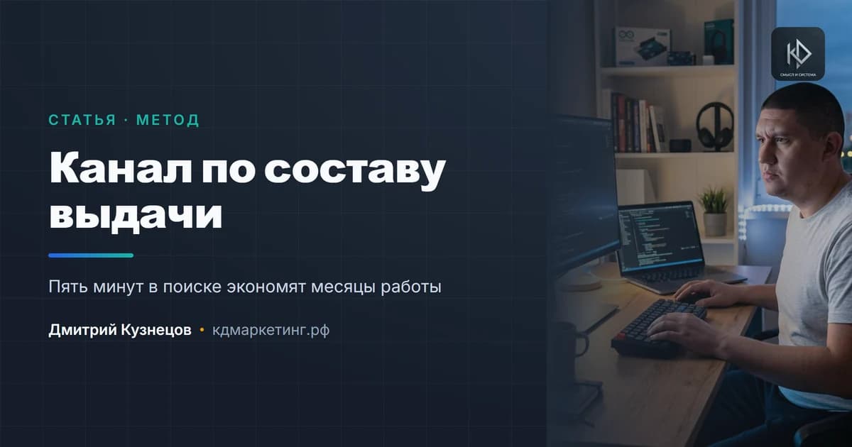 Как выбрать канал продвижения за пять минут по поисковой выдаче